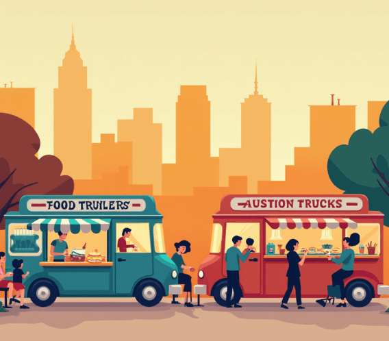 Placeholder for food truck scene